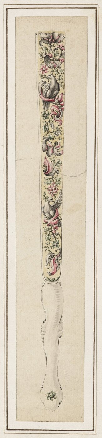 Design for a Fan, Closed by Unbekannt Unbekannt